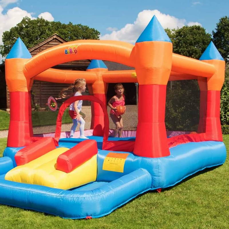 bouncy castle for sale with children jumping and having fun