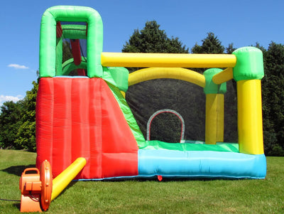 BeBop inflatables kids bouncy castle with slide