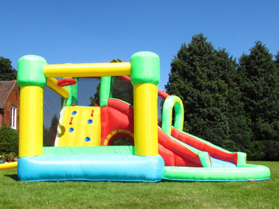 BeBop 8 in 1 bouncy castle with climbing wall