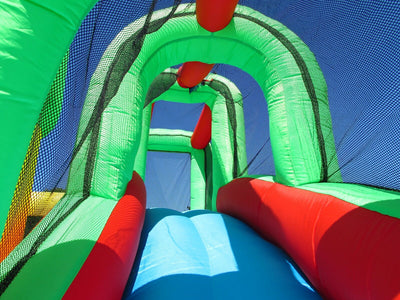 BeBop 8 in 1 Inflatable slide with enclosure